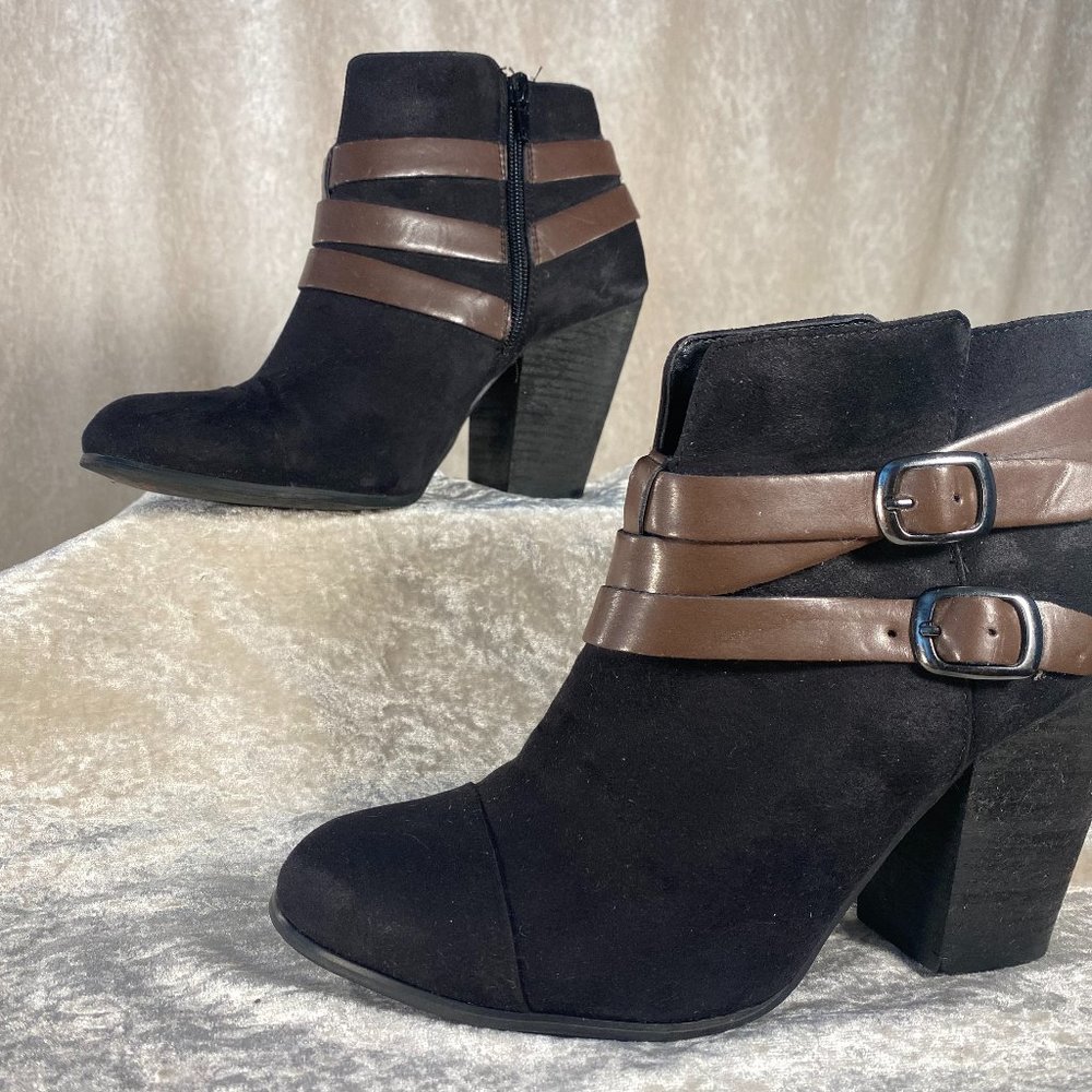 Suede Ankle Booties